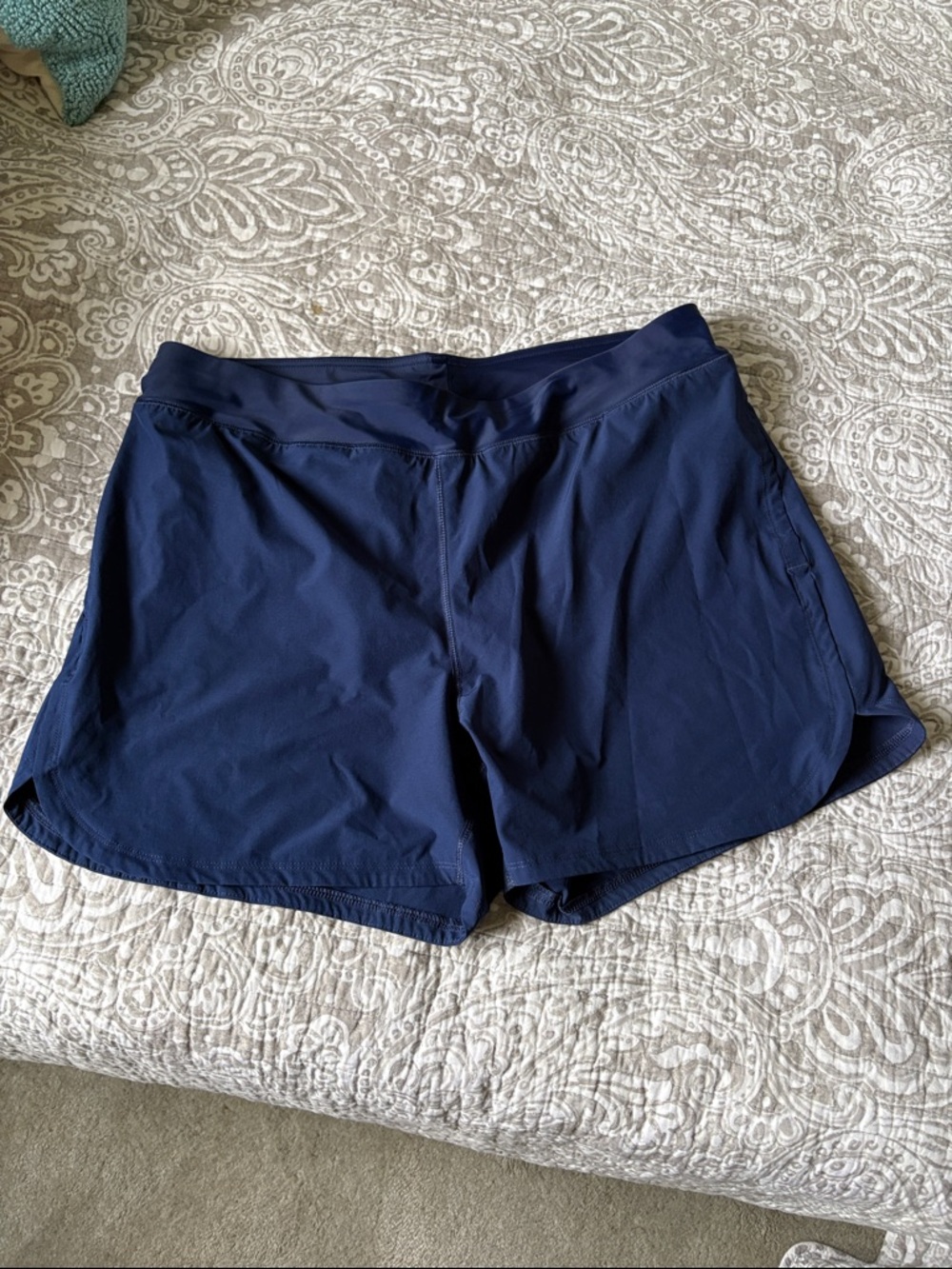 Lands' End Navy Active Running or Swim Shorts